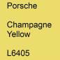 Preview: Porsche, Champagne Yellow, L6405.